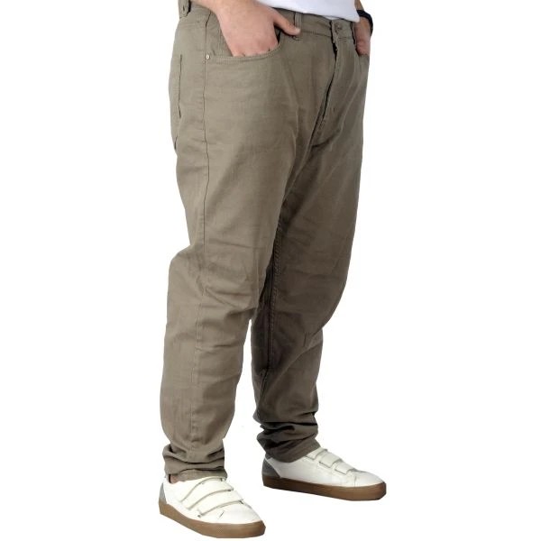 Büyük Beden Erkek Gabardin Pantolon 5 Cep Doğa Classic 22920 Bej