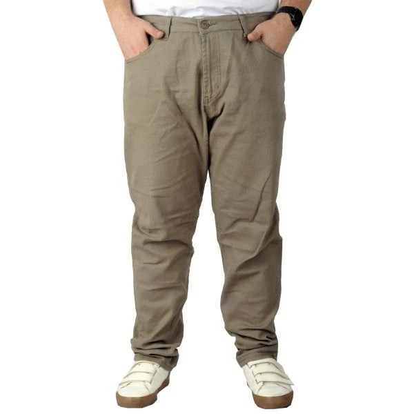 Büyük Beden Erkek Gabardin Pantolon 5 Cep Doğa Classic 22920 Bej