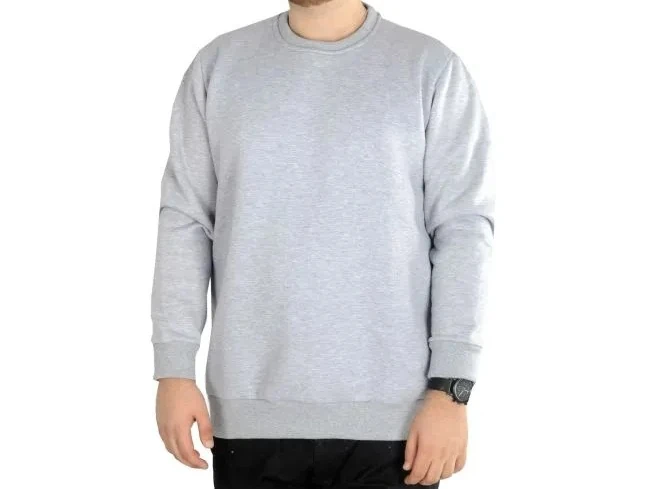Büyük Beden Erkek Sweat Bis Yaka 20131 Grimelanj