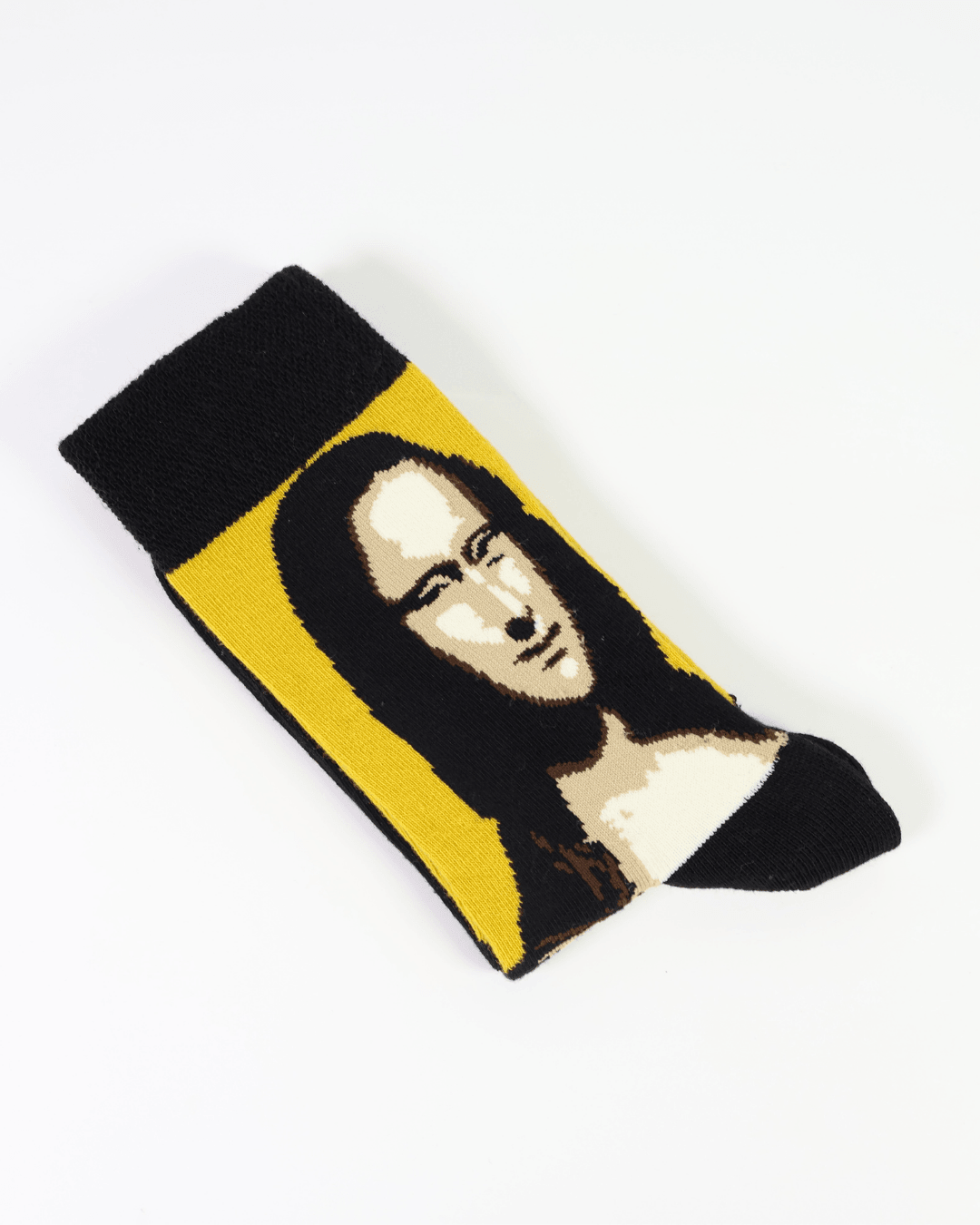 Monalisa Portre Desenli Sanatsal Unisex Soket Çorap