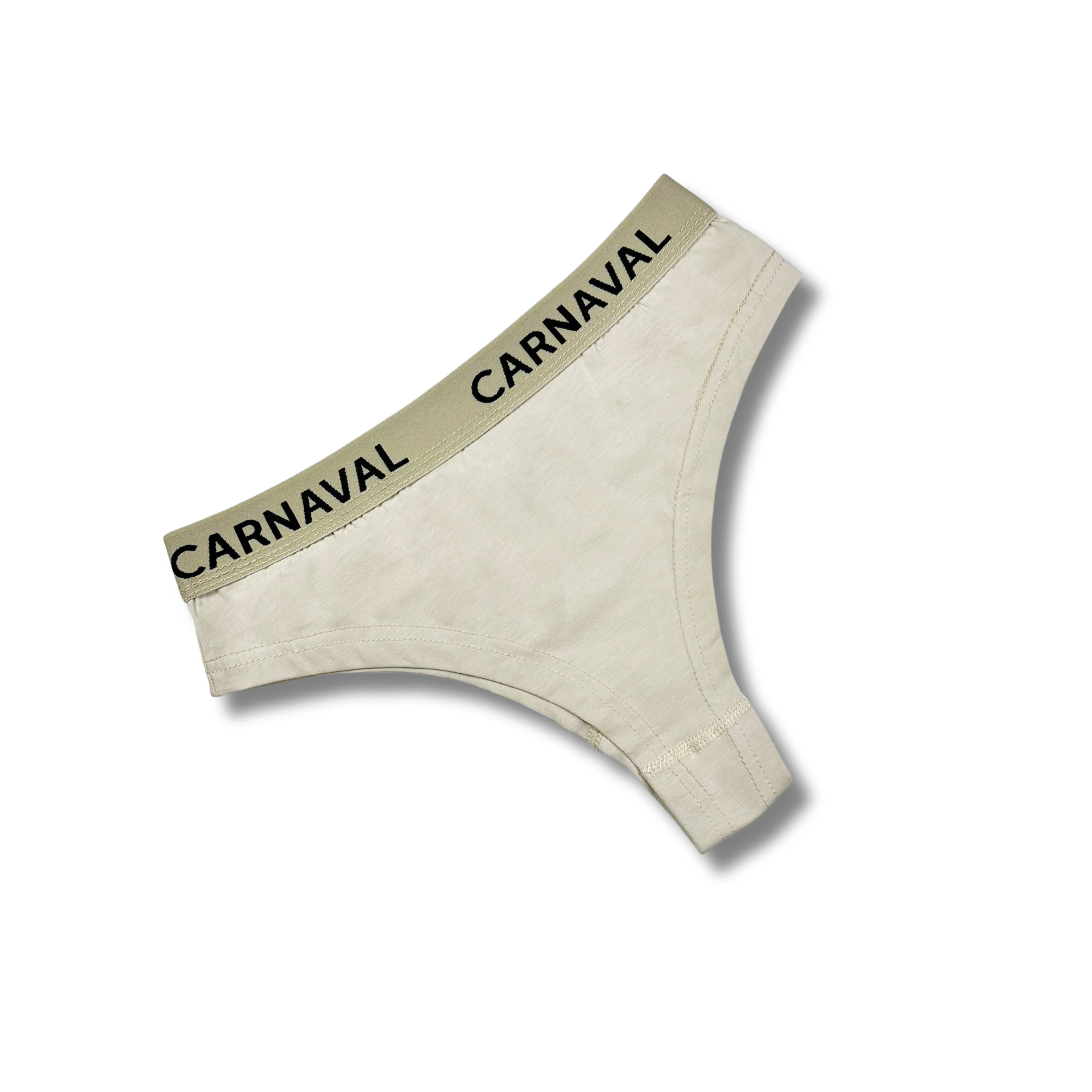 CARNAVAL Krem Renkli Premium Kadın Brazilian Külot