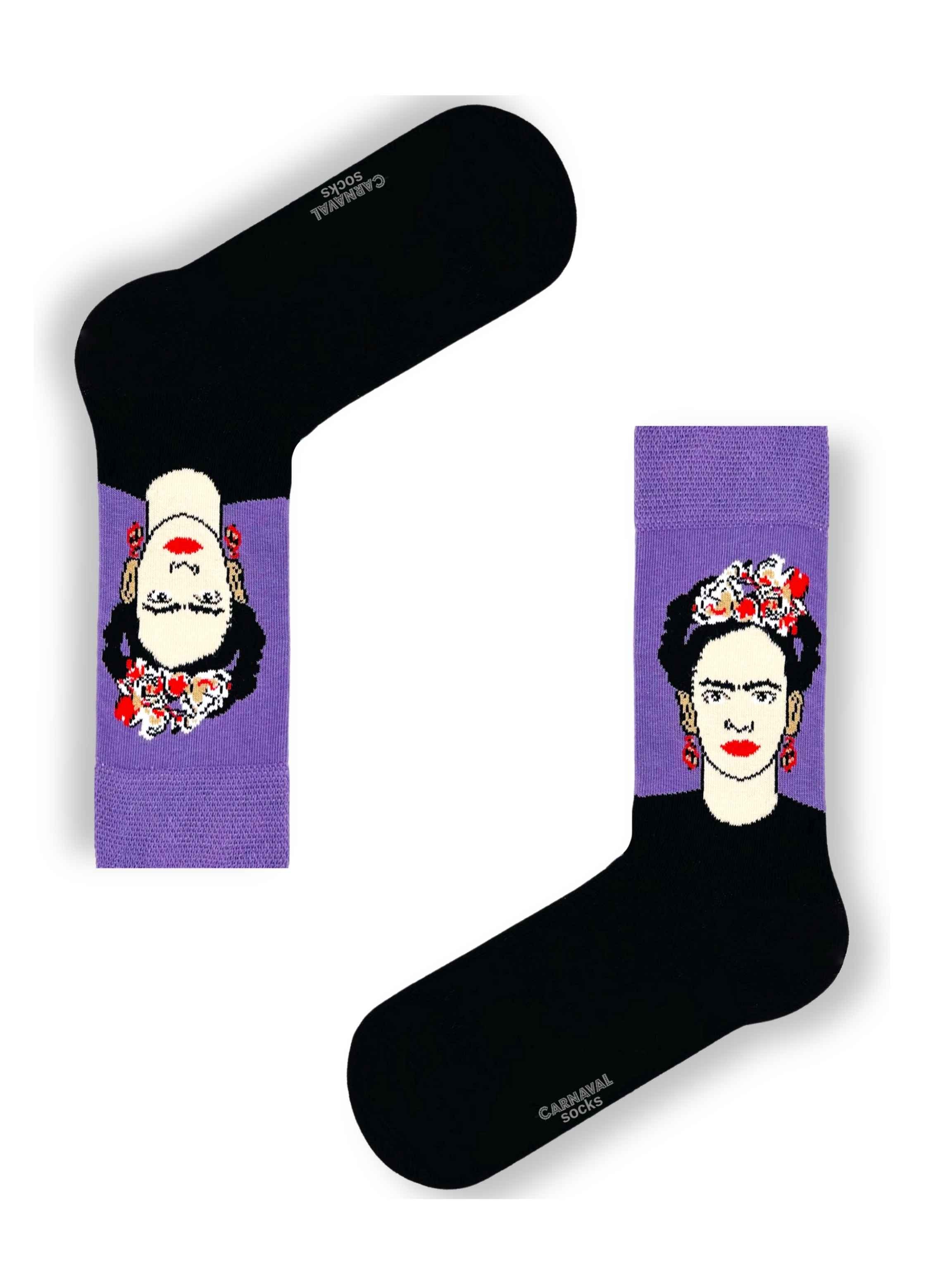 7'li Art Socks-1 Desenli Sanat Renkli Çorap Set 1009