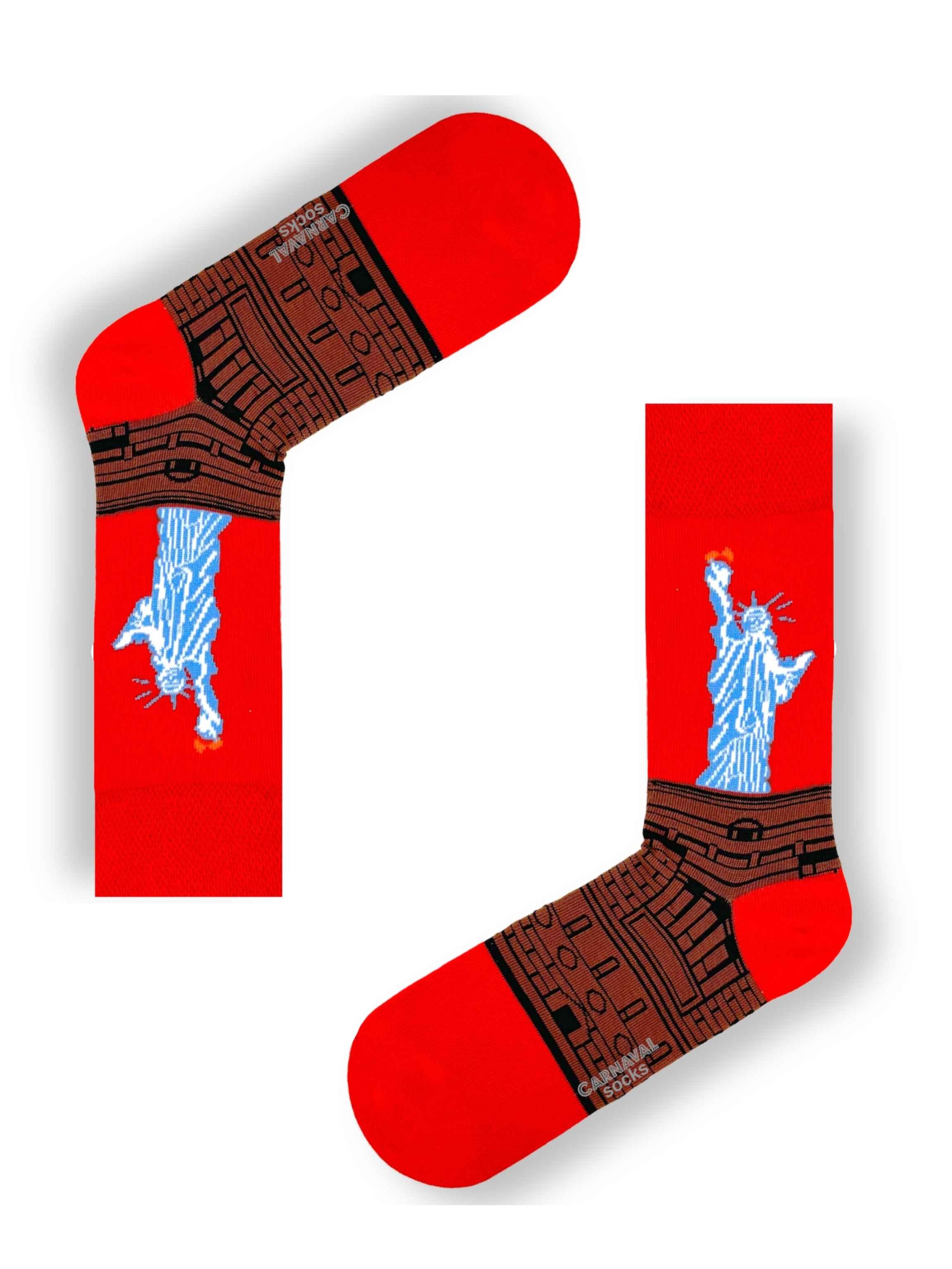 7'li Art Socks-1 Desenli Sanat Renkli Çorap Set 1009