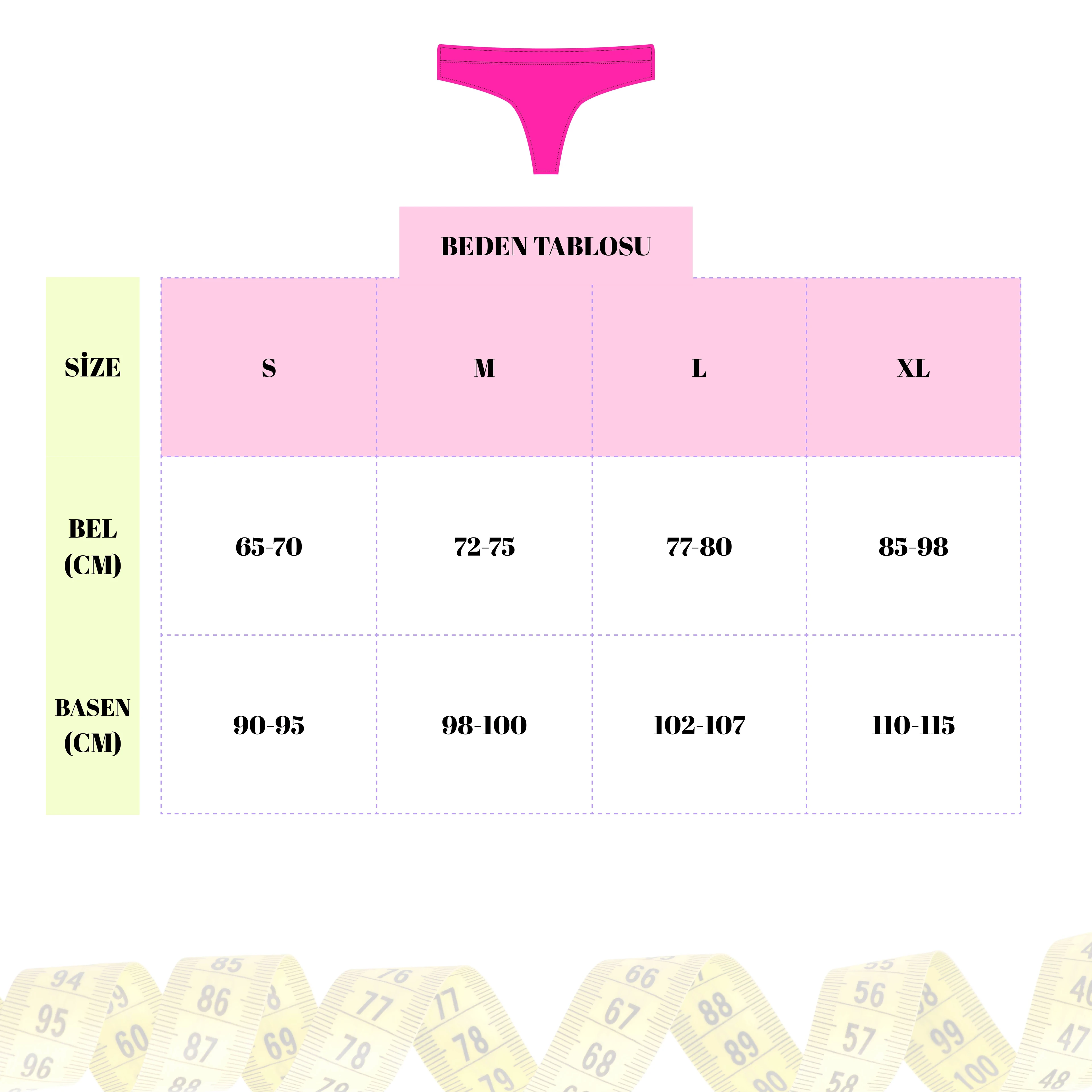 CARNAVAL Bej Renkli Premium Kadın Brazilian Külot