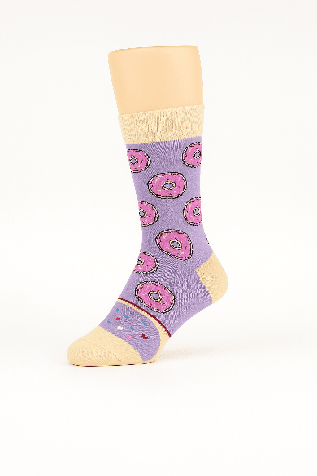 CARNAVAL Unisex Hediye Donut Kutusu Çorap - Renkli Tatlı Desenli Pamuk Çorap - Donut Socks Box