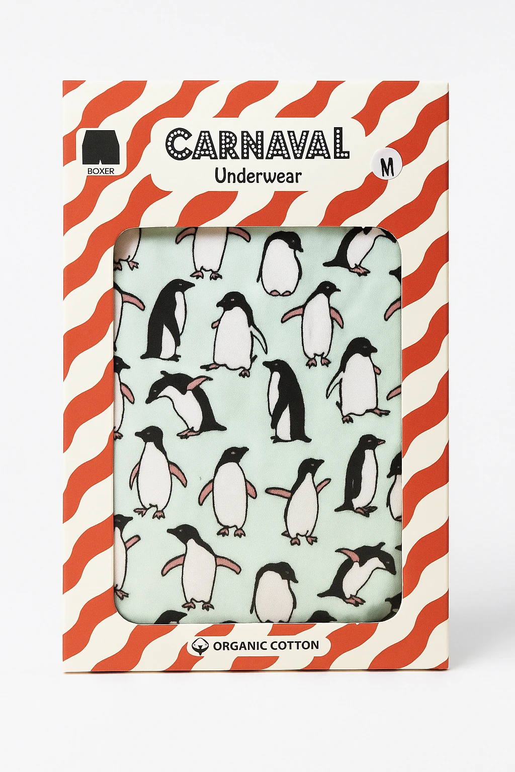 CARNAVAL  Penguen Desenli couple iç giyim seti