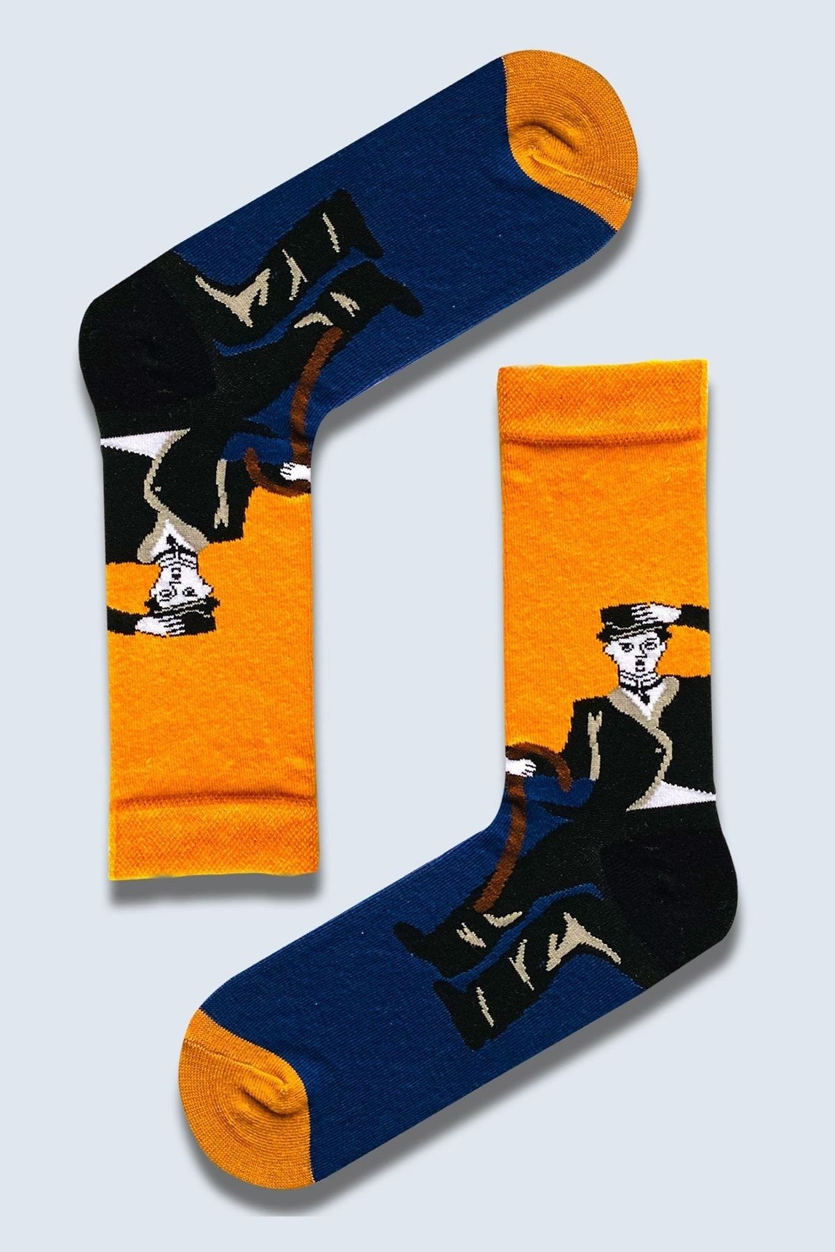 7'li Art Socks-2 Desenli Renkli Çorap Set