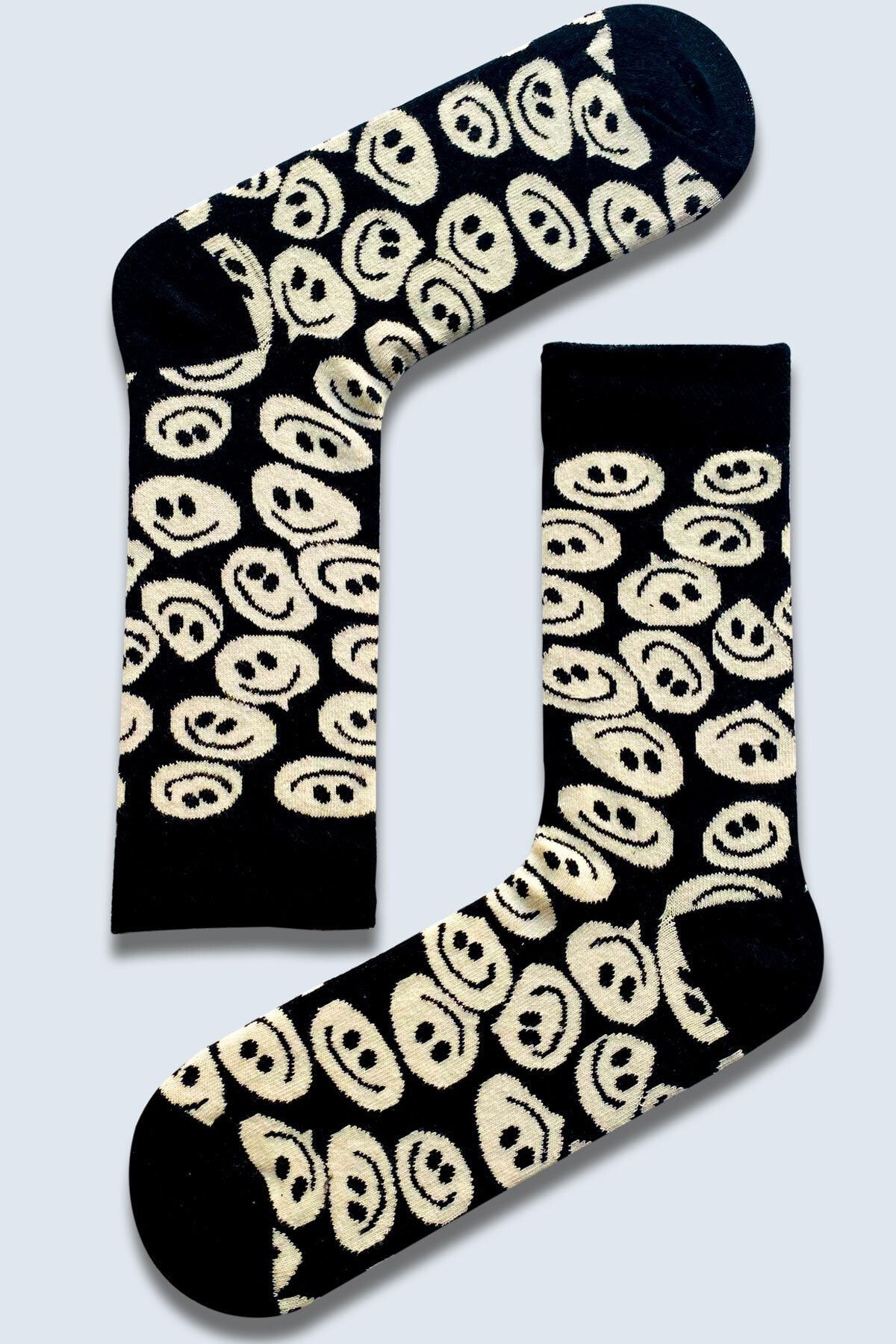 7'li Happy Socks Renkli Desenli Tasarım Çorap