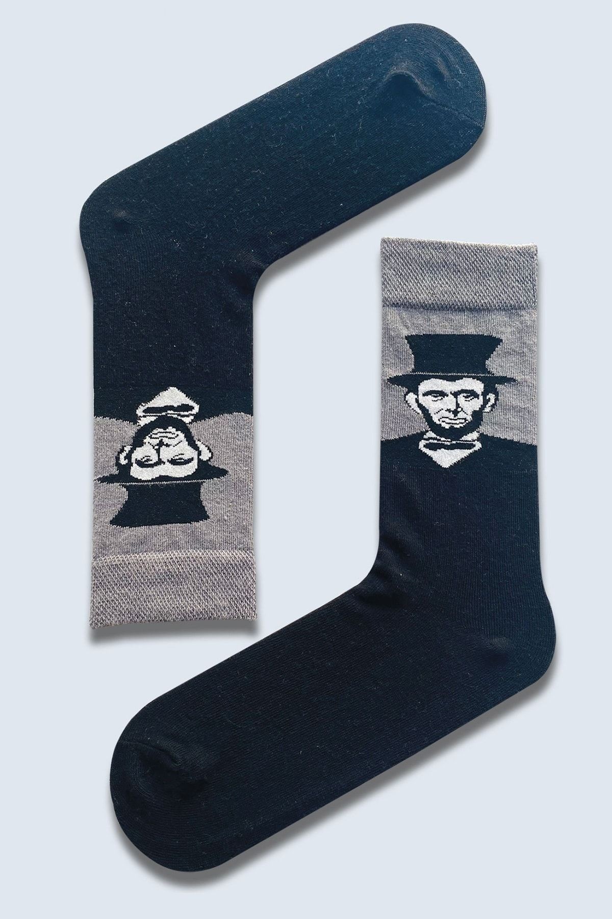 7'li Art Socks-2 Desenli Renkli Çorap Set