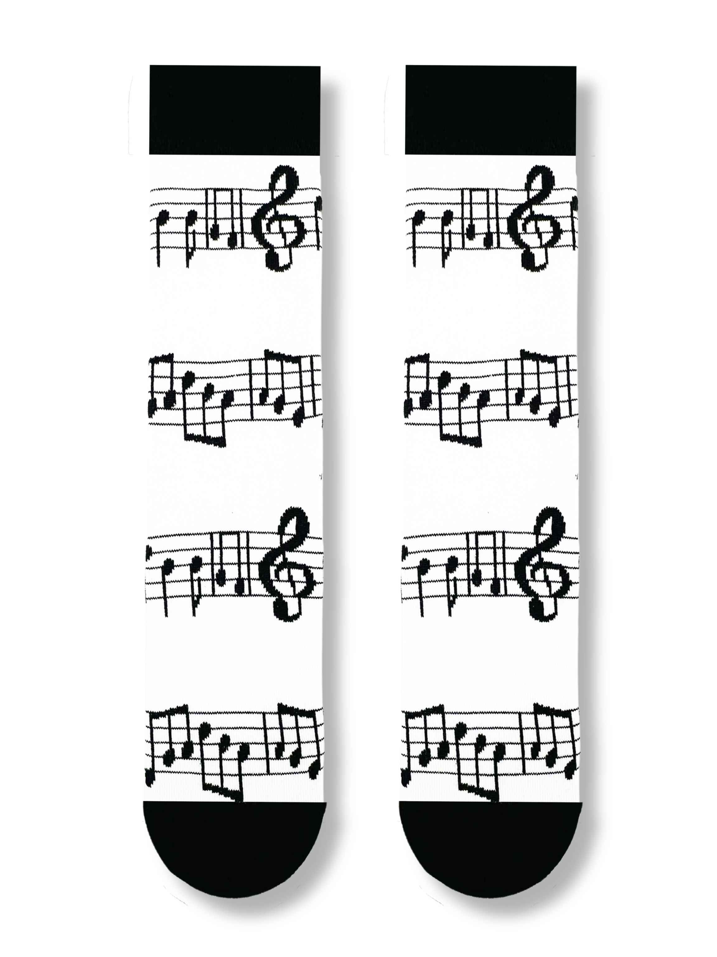 7'li Siyah Beyaz Old School Çorap Set