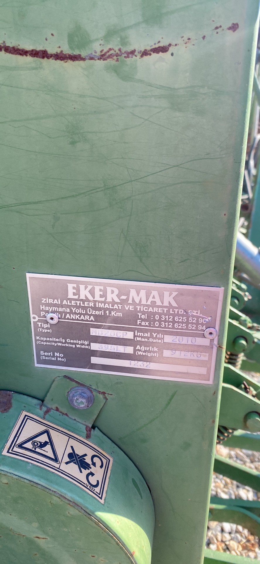 EKER-MAK 20'Lİ HUBUBAT MİBZERİ 