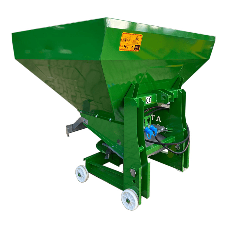 600-Liter Yörükoğlu Double Propeller Fertilizer Spreader Machine