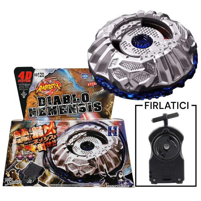 BEYBLADE BB120 Prototype Nemesis Metal Fusion 4D System