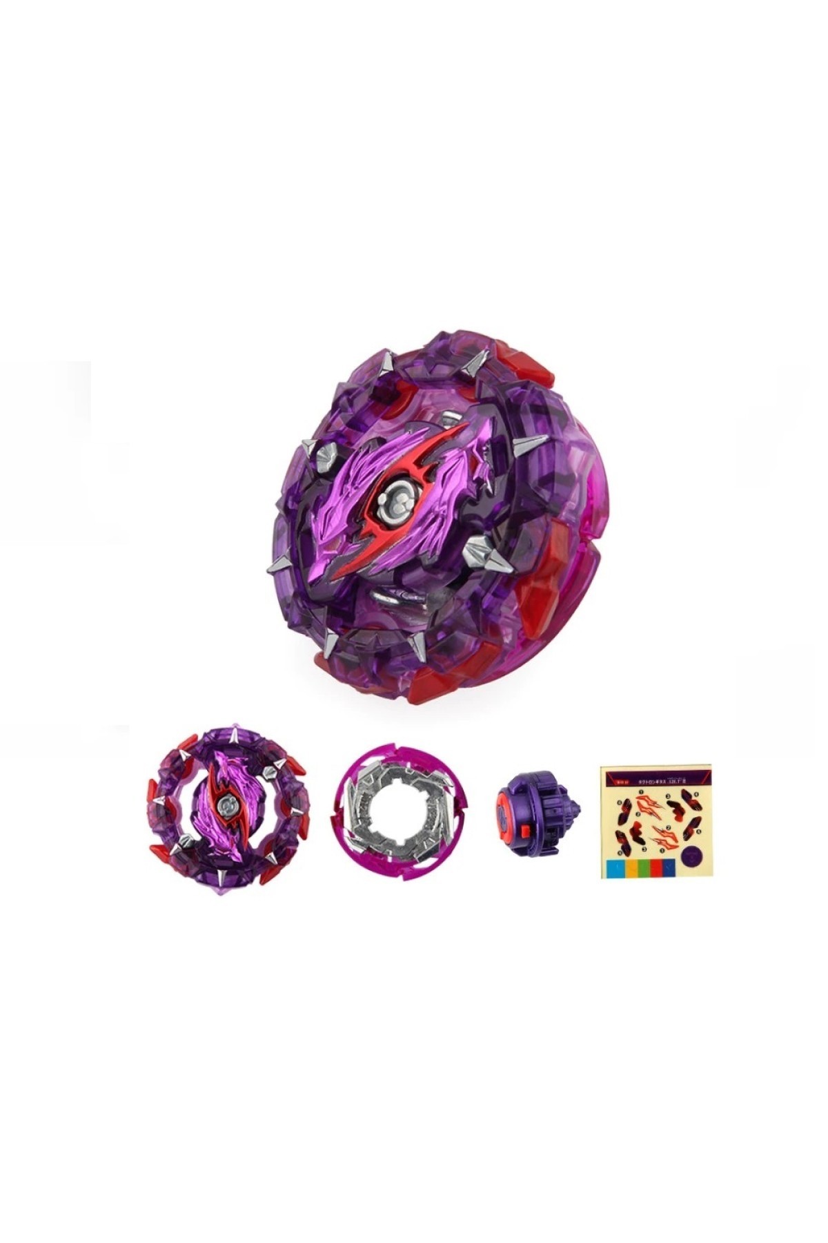 FLAME BURST GT B-151 Tact Longinus Starter BEYBLADE FIRLATICILI B1511586T