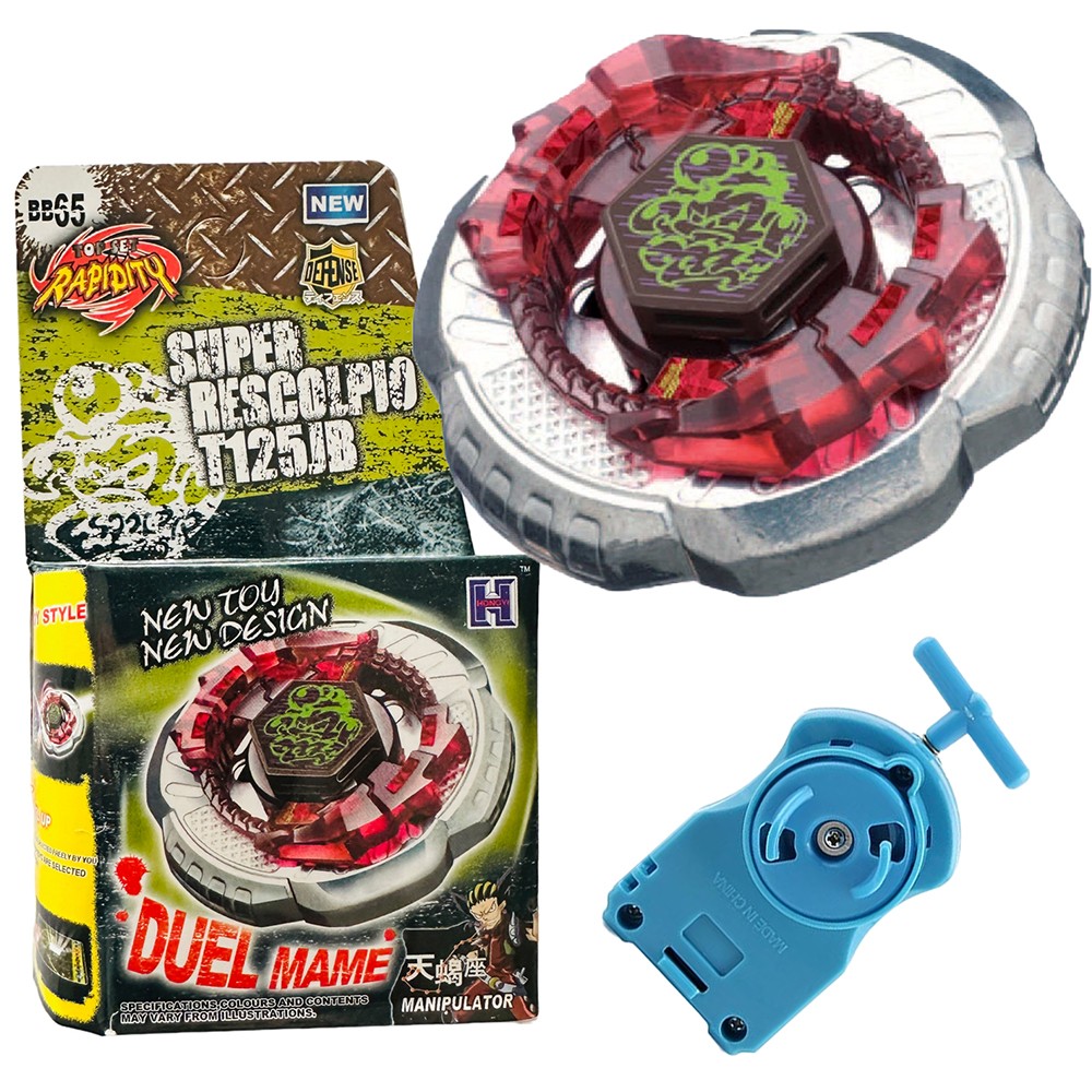 BB65  BEYBLADE METAL FUSION Rock Scorpio / Escolpio 158-30M