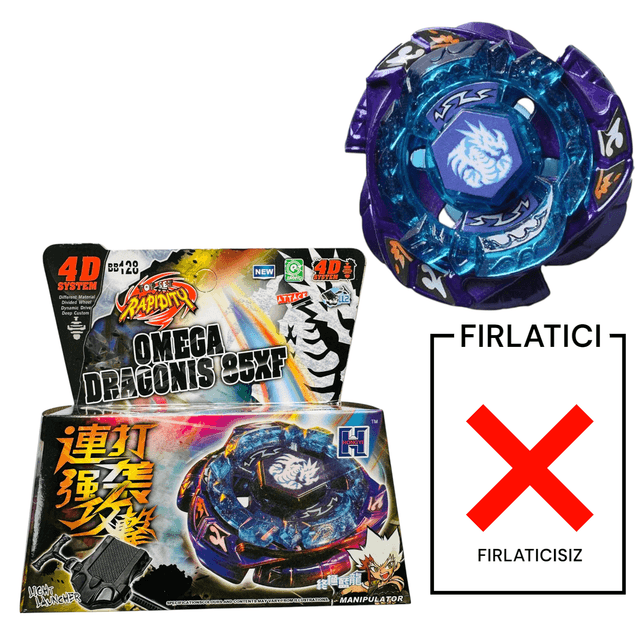 BEYBLADE BB128 Omega Dragonis Metal Fusion 4d System