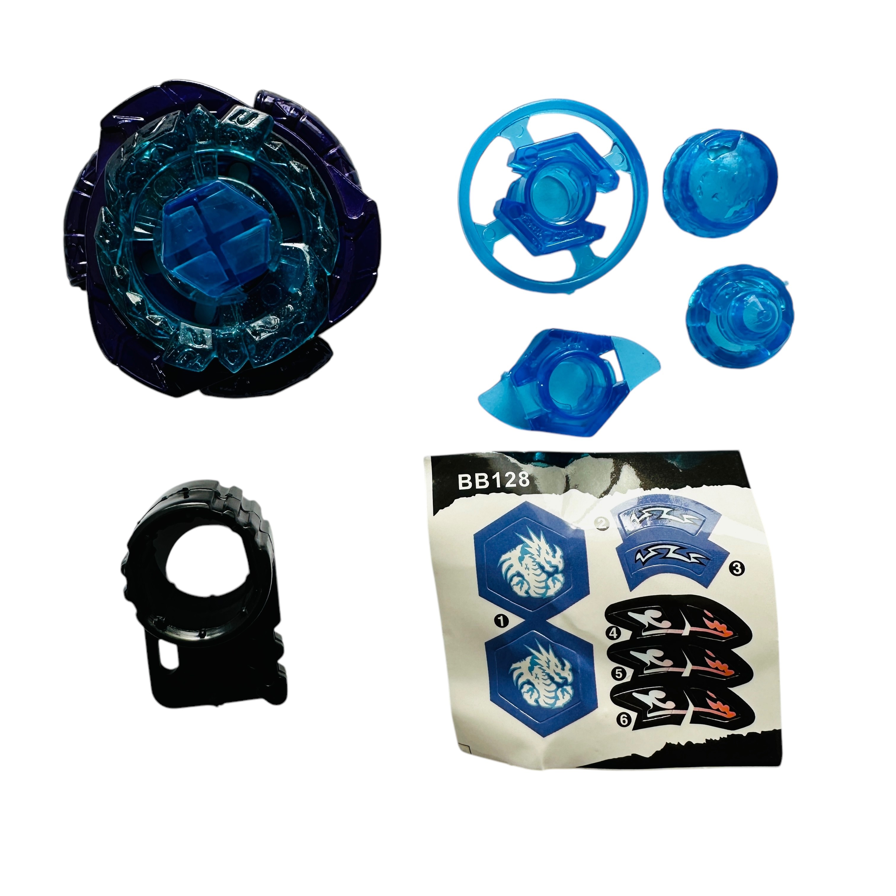 BEYBLADE BB128 Omega Dragonis Metal Fusion 4d System