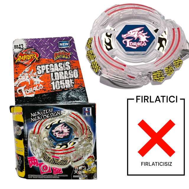 BEYBLADE BB43 Lightning L-Drago Metal Fusion 4D System