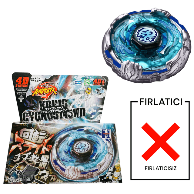 BEYBLADE BB124 System Kreis Cygnus  Metal Fusion 4d System