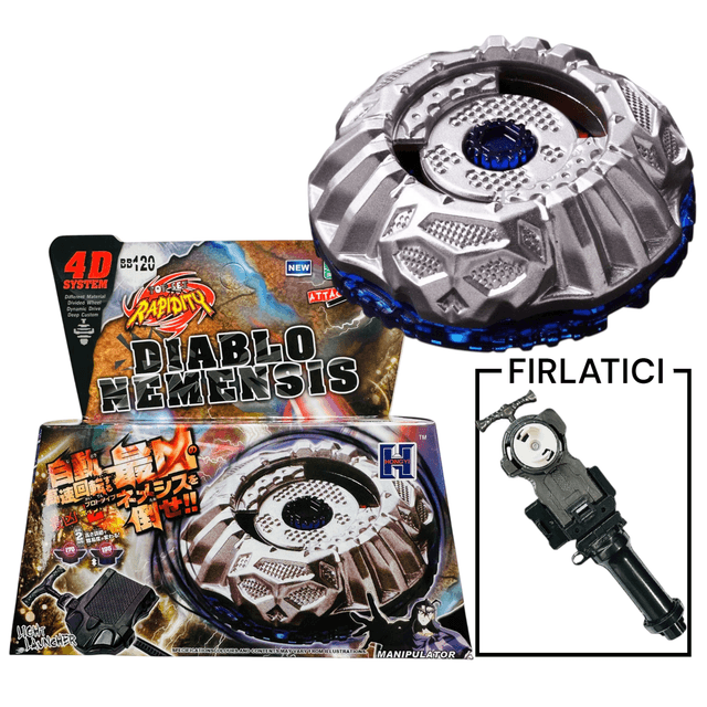 BEYBLADE BB120 Prototype Nemesis Metal Fusion 4D System