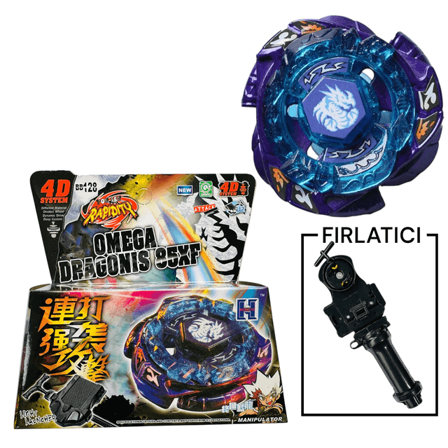 BEYBLADE BB128 Omega Dragonis Metal Fusion 4d System