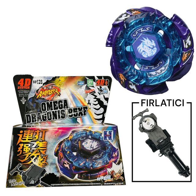 BEYBLADE BB128 Omega Dragonis Metal Fusion 4d System
