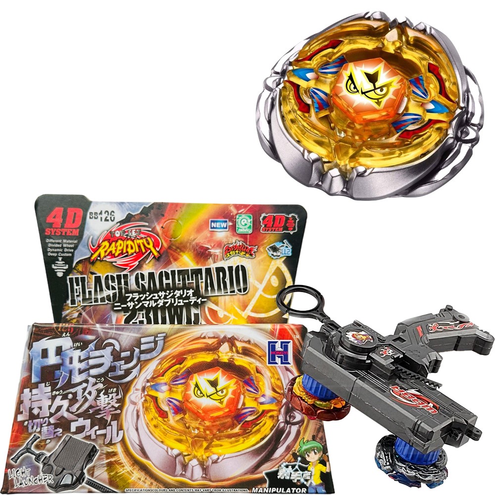 BB126  BEYBLADE METAL FUSION Flash Sagittario 158-4S(1584S)