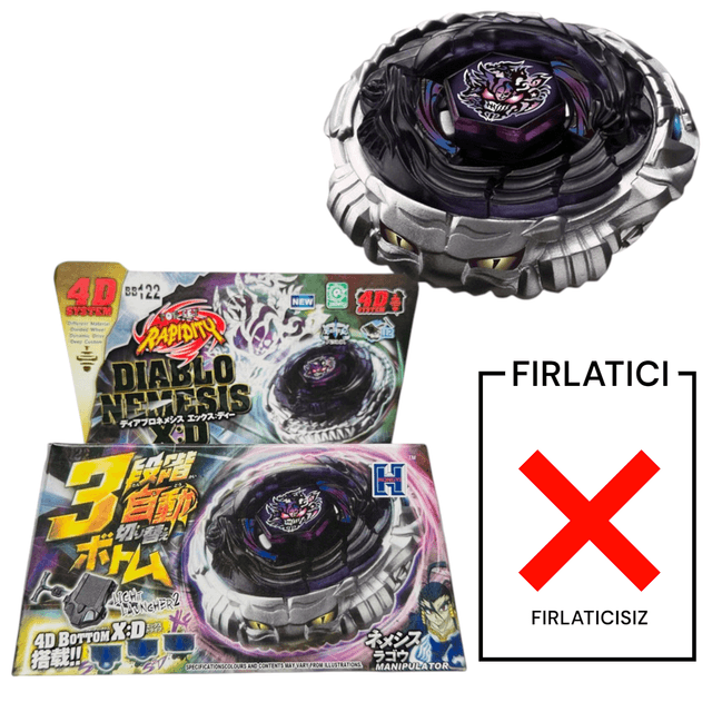 BEYBLADE BB122 Diablo Nemesis Metal Fusion 4d System