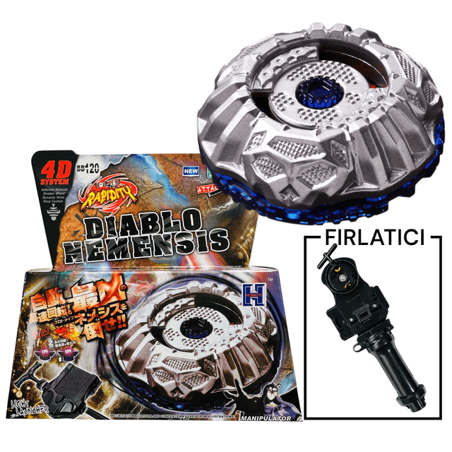 BEYBLADE BB120 Prototype Nemesis Metal Fusion 4D System