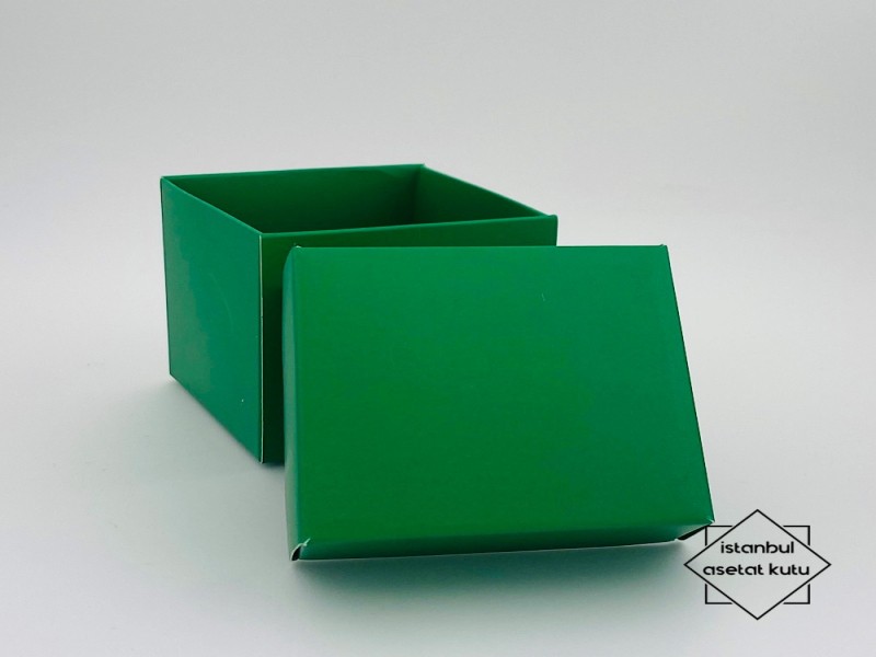 6x6x6cm Komple Karton Kutu(Yeşil)