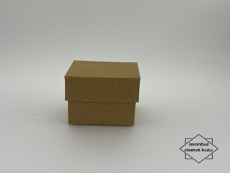 5x5x5cm Komple Karton Kutu(Kraft)