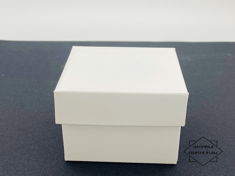 6x6x6cm Komple Karton Kutu(Beyaz)