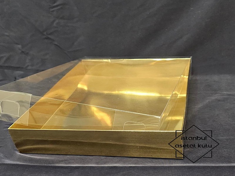 20x30x5 Gold Üstü Asetat Kutu