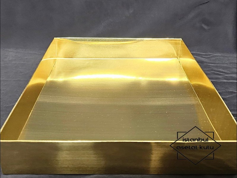 20x30x5 Gold Üstü Asetat Kutu