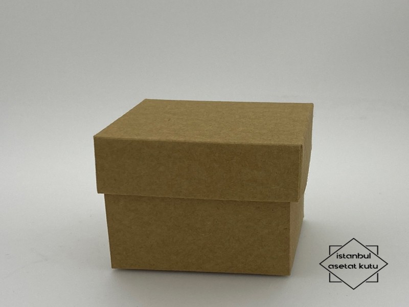 5x5x5cm Komple Karton Kutu(Kraft)