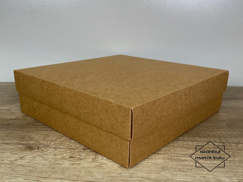 25x25x10cm Komple Karton Kutu(Kraft)