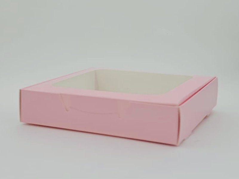 12x12x3cm Pembe Selefon Pencereli