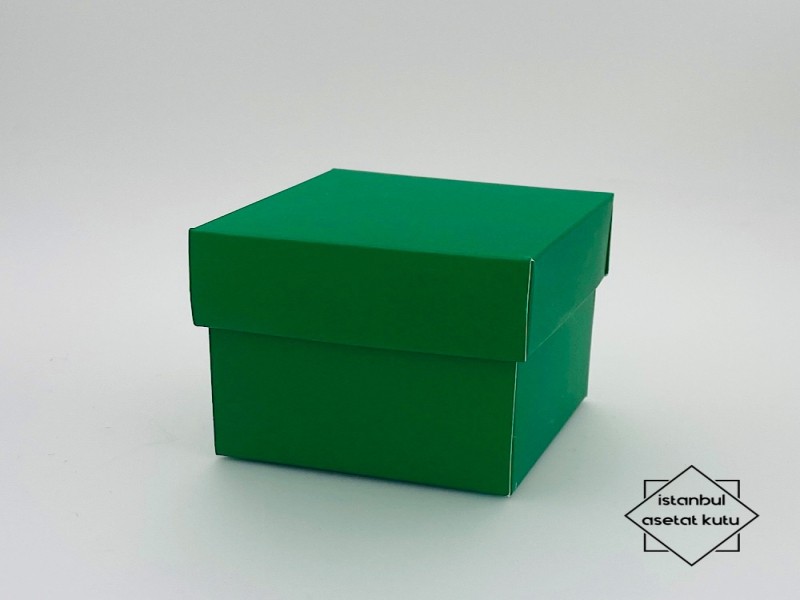 6x6x6cm Komple Karton Kutu(Yeşil)