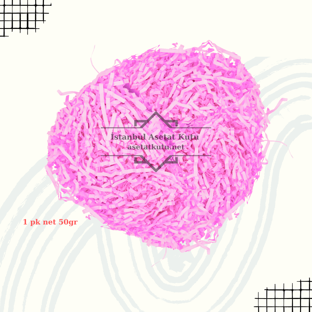 Pembe Kırpıntı Kağıt [50 Gram]