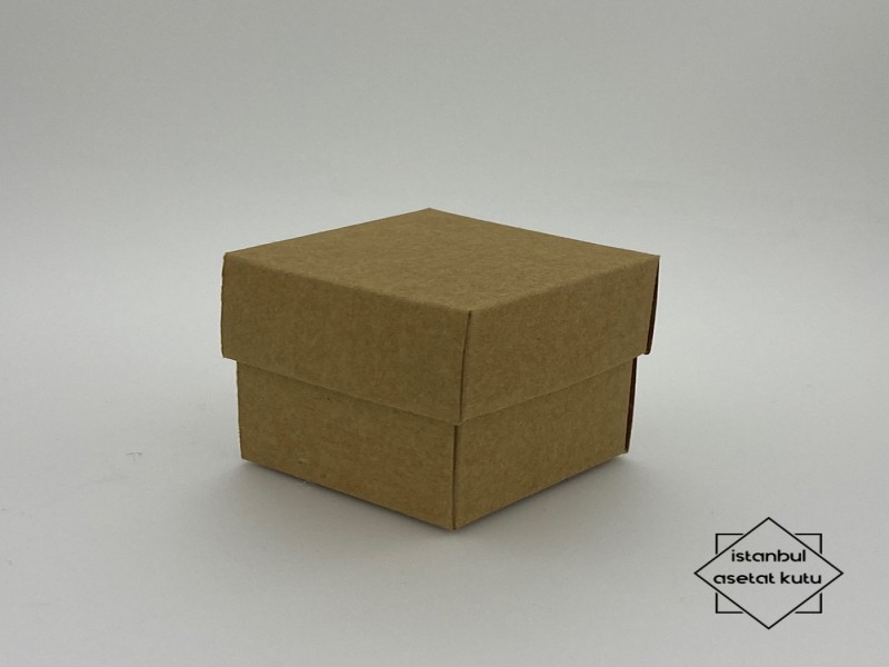 5x5x5cm Komple Karton Kutu(Kraft)