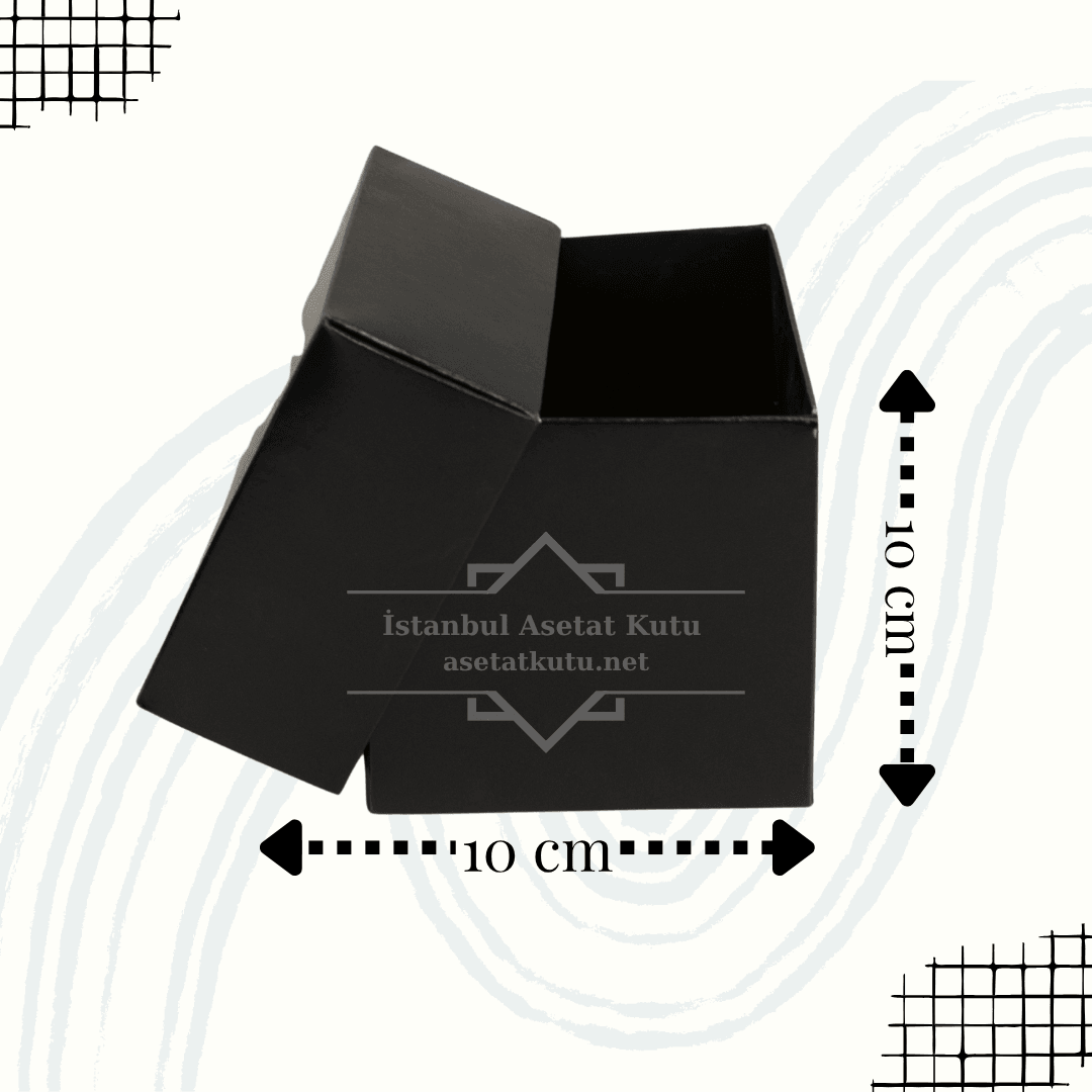 10x10x10 Siyah Full Karton Kutu [10 Adet]