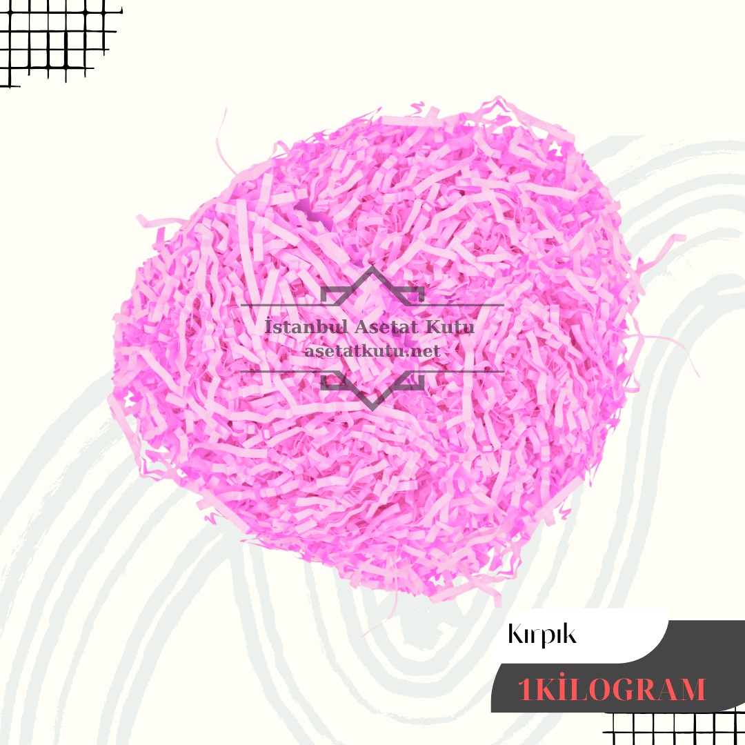 Pembe Kırpıntı Kağıt [1 Kilogram]