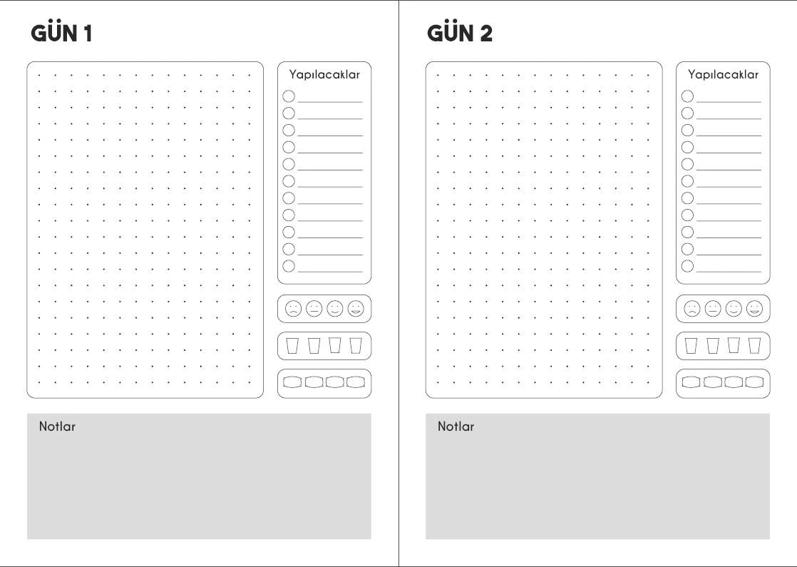 Paper Lab 30 Günlük Hedef Planlayıcı (A5)