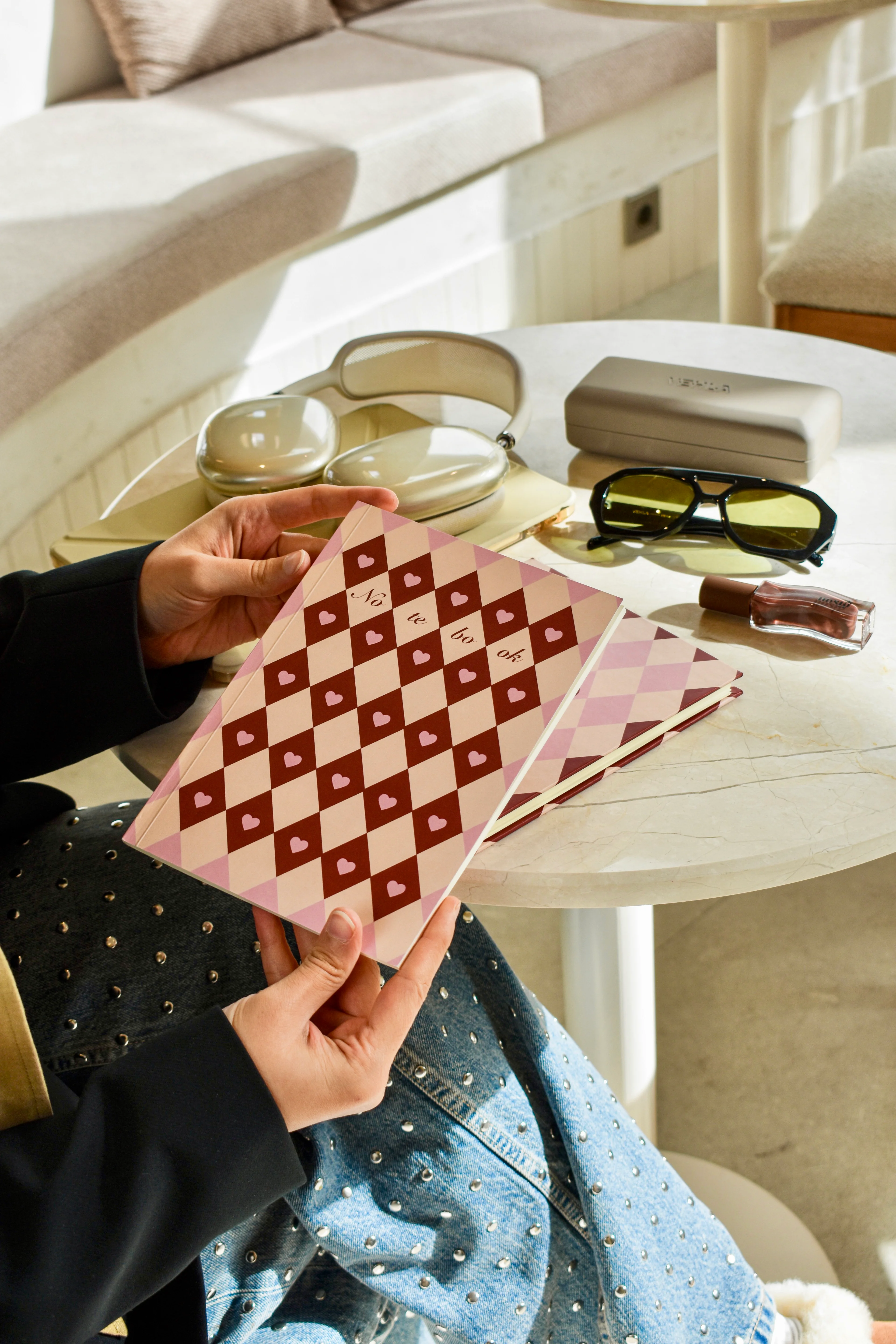 Paper Lab Ekoseli Amerikan Cilt Noktalı Defter (A5)