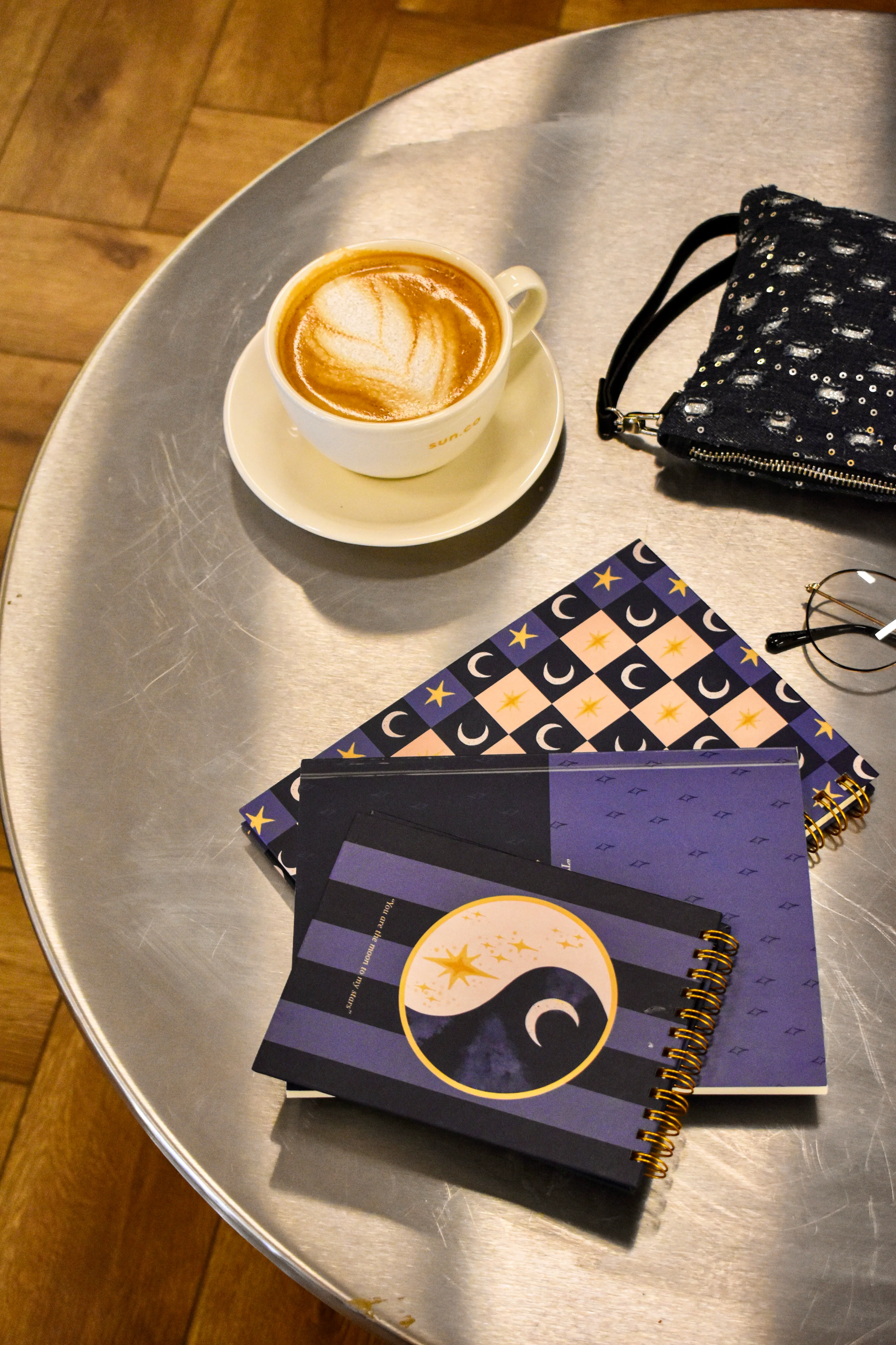 Paper Lab Ay ve Yıldızlı Spiralli Not Defteri (A6)