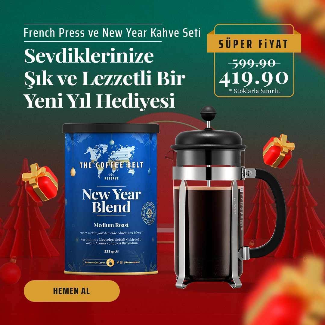 The Coffee Belt ve Bodum French Press Yeni Yıl Kahve Seti