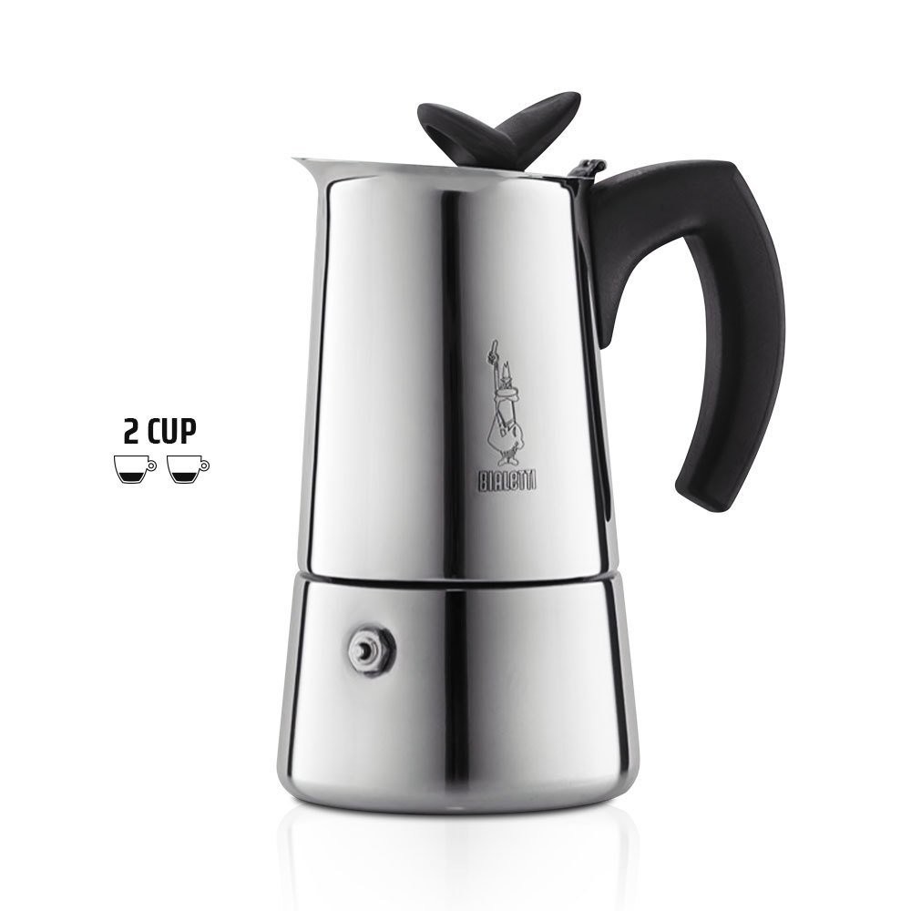 Bialetti Moka Pot Çelik Musa 2 Cup