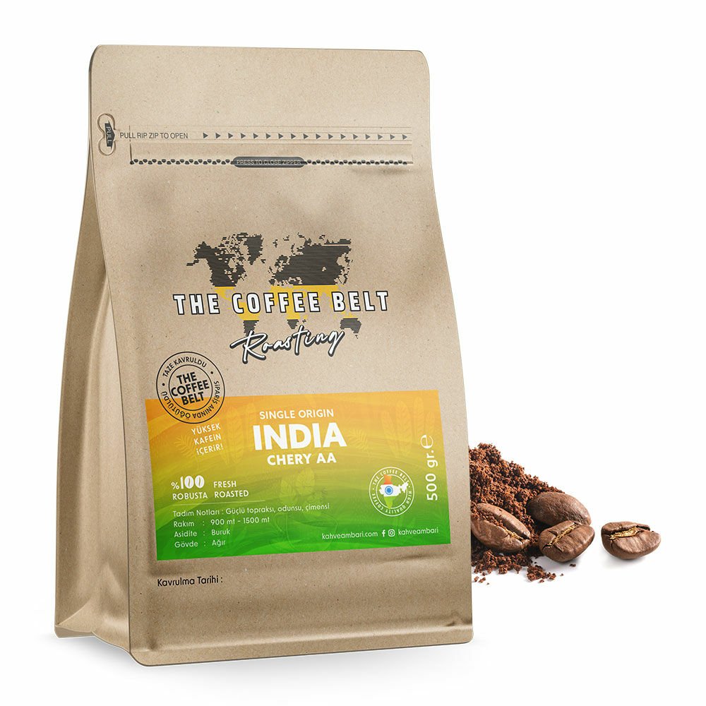 India Cherry AA Robusta Yöresel Kahve