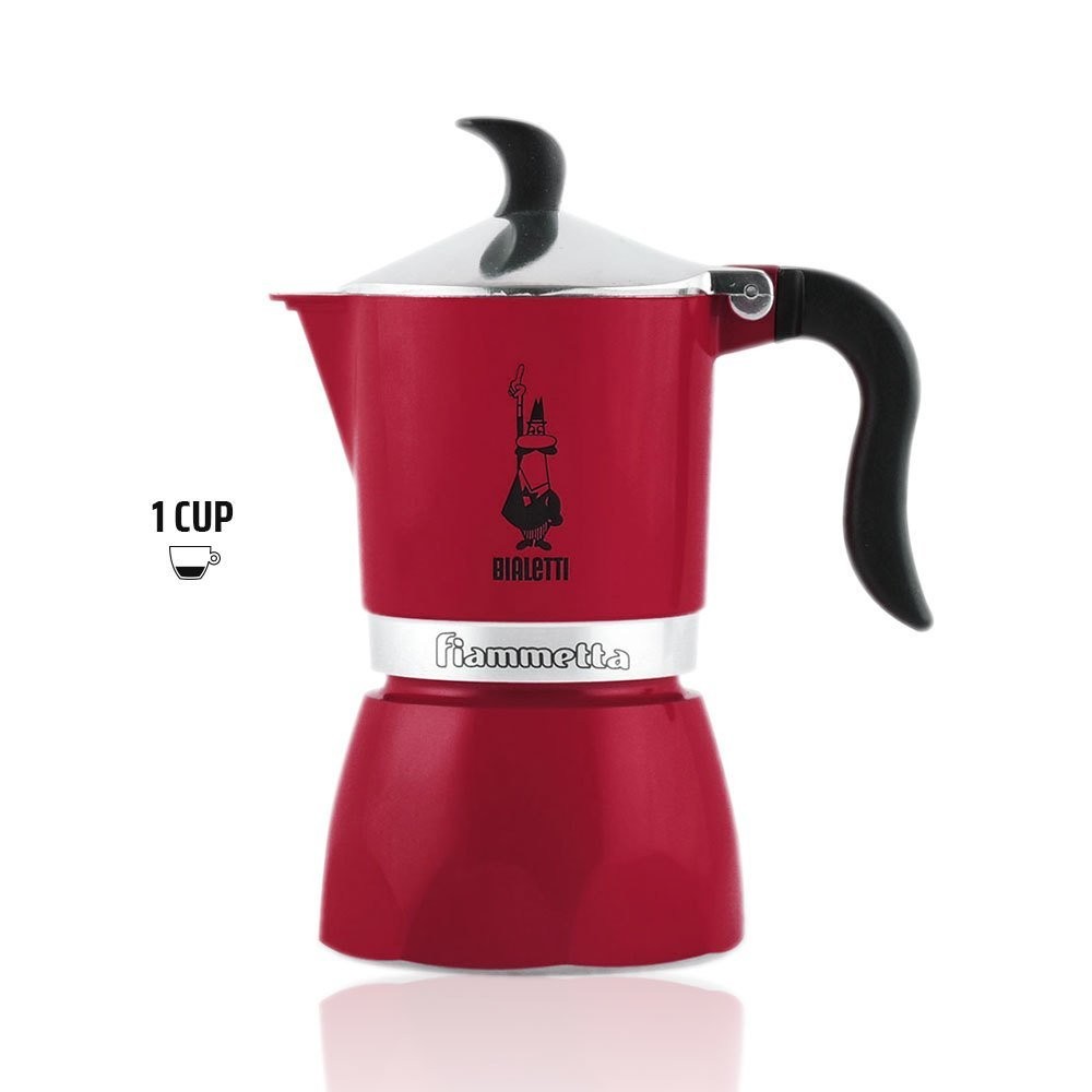 Bialetti Moka Pot Fiammetta Chily Pepper 1 Cup