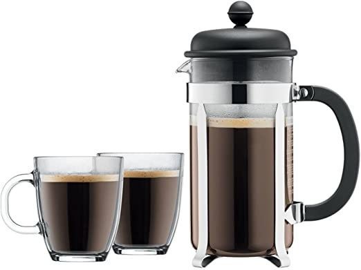 Bodum French Press Caffettiera 1 Lt Siyah 8 Cup